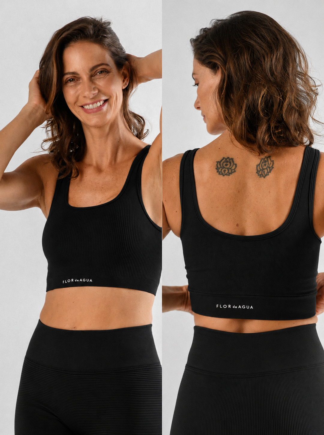 TOP RIB NEGRO