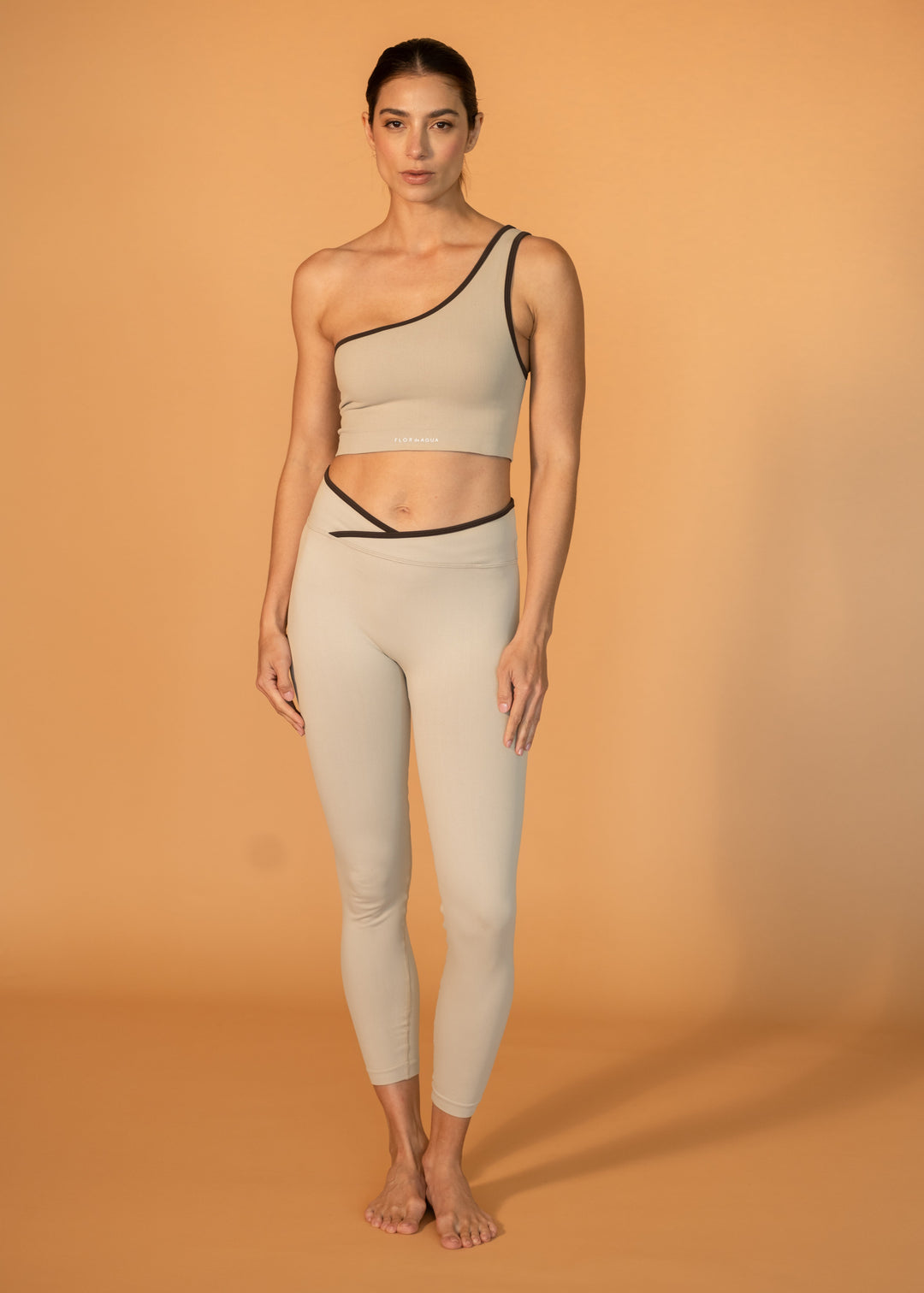 Bra Breathe One Shoulder Capuccino