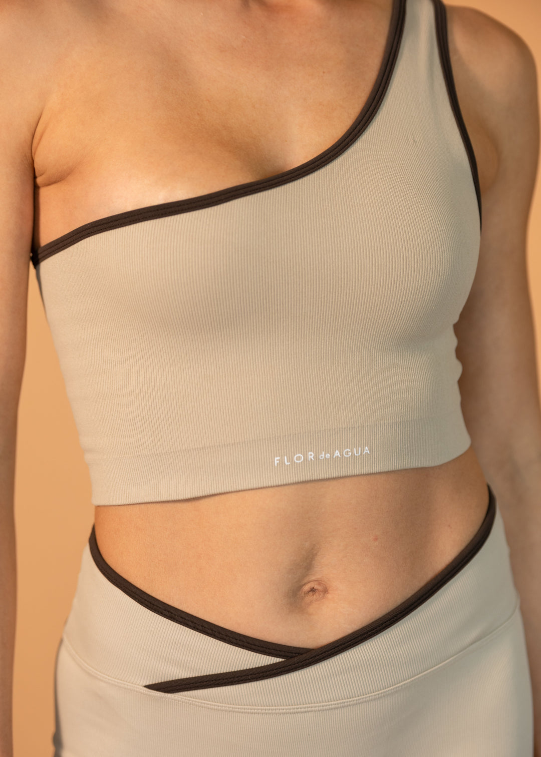 Bra Breathe One Shoulder Capuccino