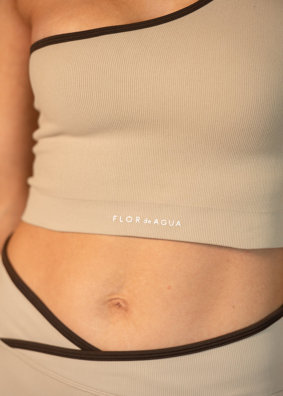 Bra Breathe One Shoulder Capuccino
