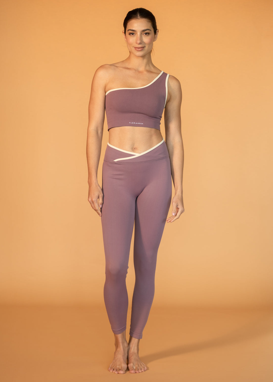 Bra Breathe One Shoulder Berenjena