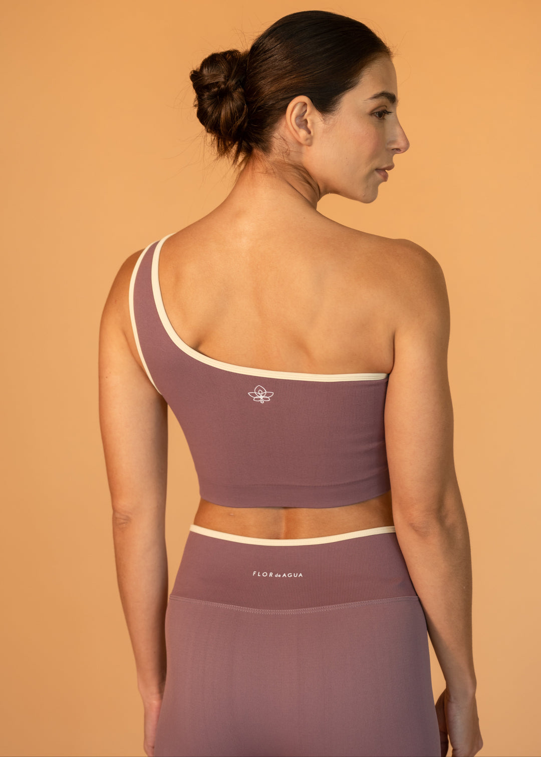 Bra Breathe One Shoulder Berenjena